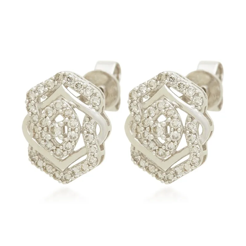 Sophia Navette Diamond Earrings