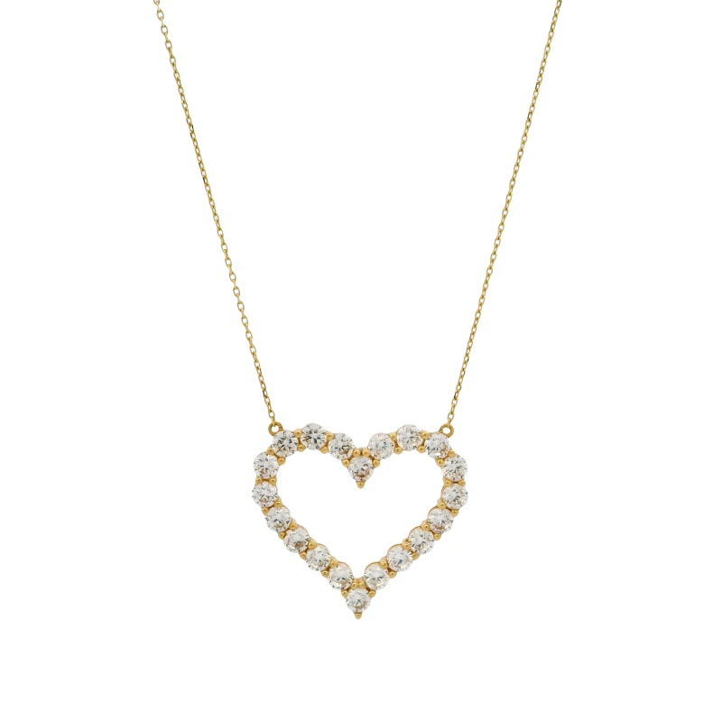 Sophia Zircon Heart Necklace