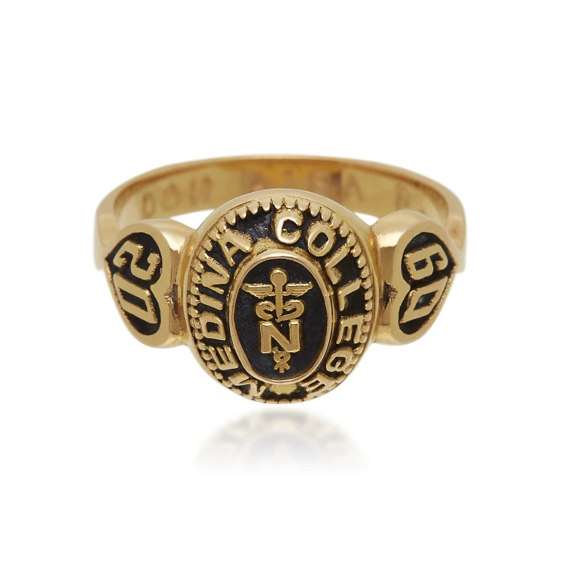 Sophia Lady's Golden Knot Ring College Ring