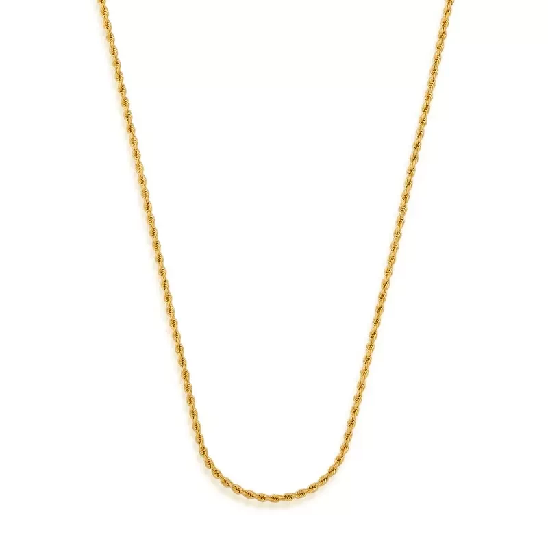 Sophia Rope II Chain Necklace, 18 inches, Chinese Gold